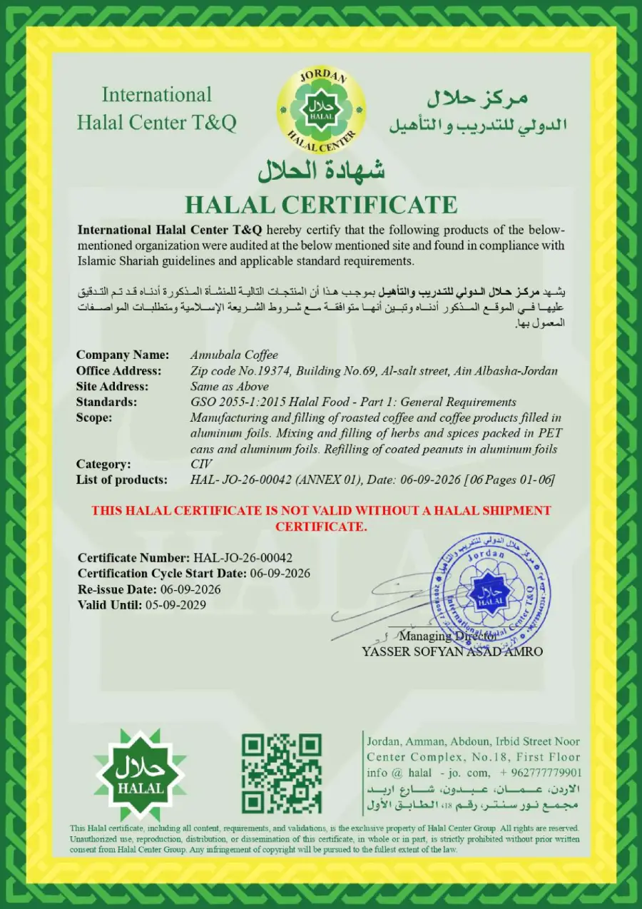 Halal Certificate 42 page